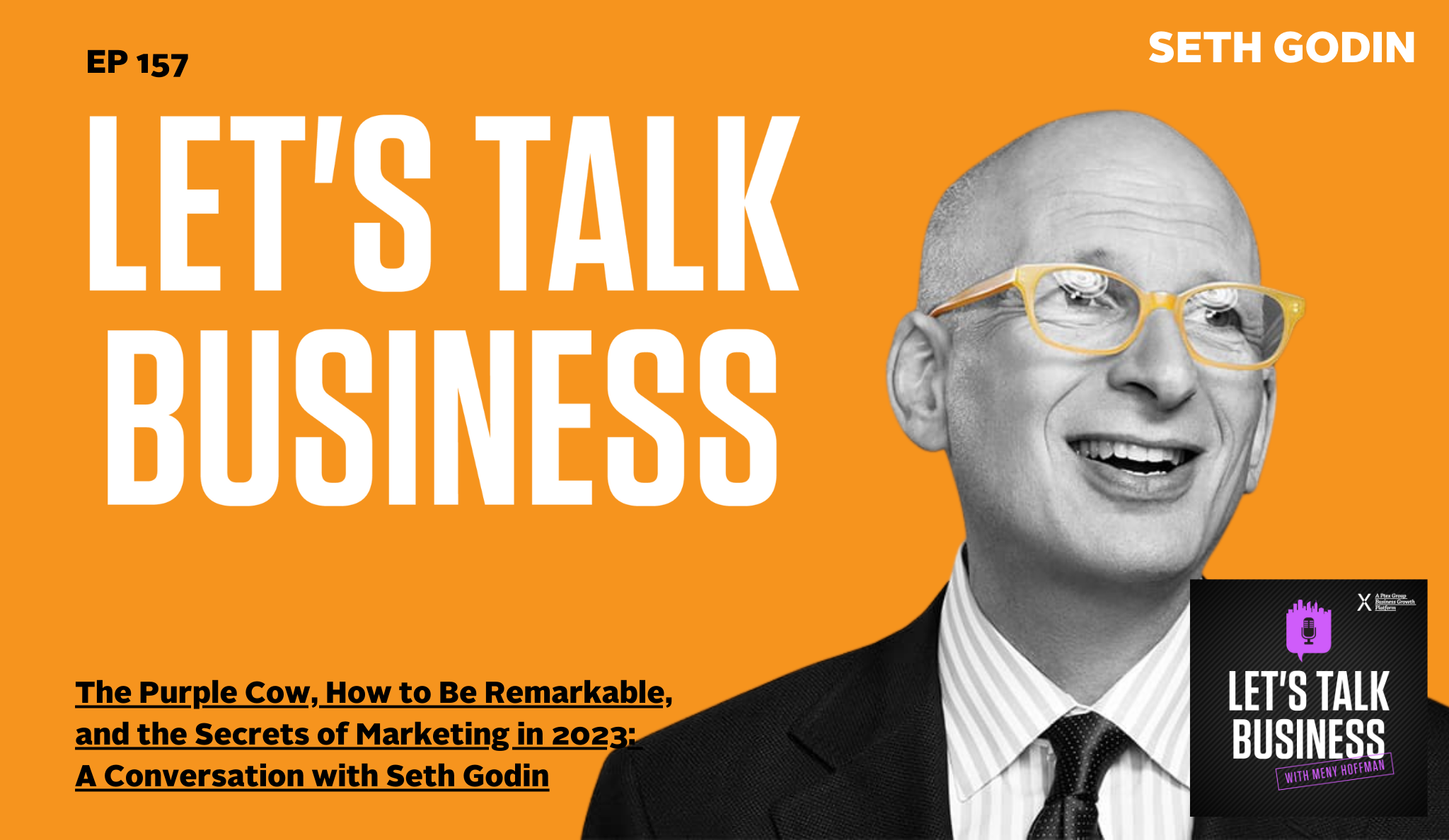 The Purple Cow, How to Be Remarkable, and the Secrets of Marketing in 2023: A Conversation with Seth Godin